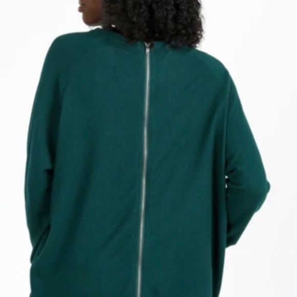 Noisy May Zip Crew Neck Sweater - Picture 2 of 5